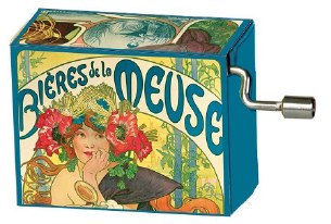 MUSIC BOX WINDUP FRENCH CANCAN