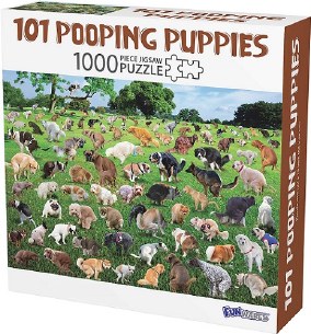 1000 pc. POOPING PUPPIES