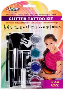 GLAM ROCK GLIMMER TATTOO KIT