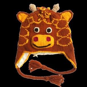 Giraffe Knit Hat