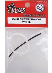 1/24 WHITE SPARK PLUG WIRES