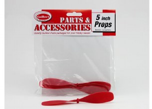5" RED PLASTIC PROPS - 3 PACK