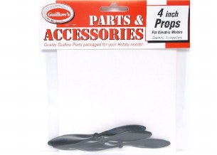 4" BLACK PLASTIC PROPS 3 PACK