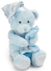 BLUE TEDDY BEAR - W/U MUSICAL