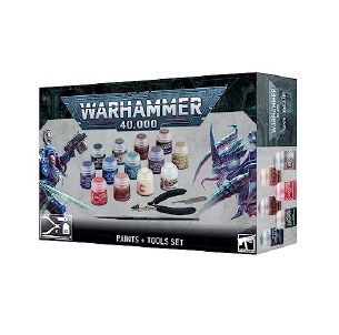 WARHAMMER PAINTS AND TOOLS SET