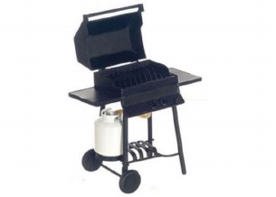 BBQ GRILL W/PROPANE TANK