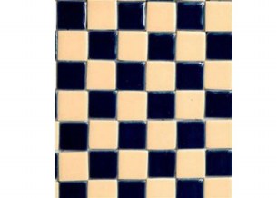BLUE AND CREAM TILE SQUARES