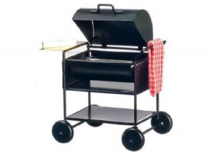 BBQ GRILL WITH TOWEL