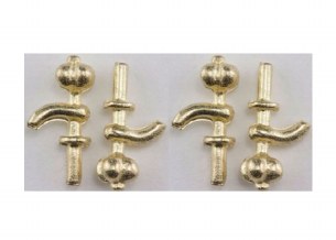 BRASS FAUCETS  4 PIECES