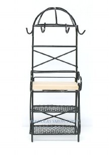 KITCHEN WORK CENTER, BLACK