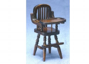 WALNUT HIGH CHAIR