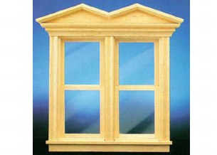 DOUBLE HOODED VICTORIAN WINDOW