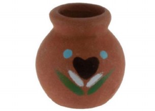 CLAY POT W/ DECAL