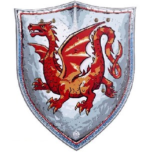 KNIGHT SHIELD AMBER DRAGON