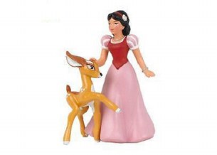 SNOW WHITE WITH FAWN