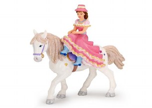 HORSE WOMEN WITH HAT