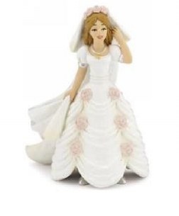 BRIDE W/FLOWERS