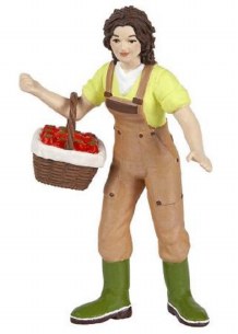 WOMEN FARMER W/ BASKET