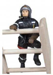 US FIREMAN CLIMBING