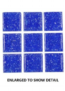 DARK BLUE GLASS MOSAIC SHEET