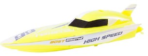 RC MINI POWER BOAT YELLOW