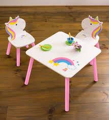 UNICORN TABLE AND CHAIRS