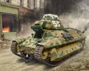 1/35 WW2  FRENCH FMC -36 TANK
