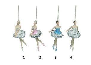 RESIN BALLERINA ORNAMENTS