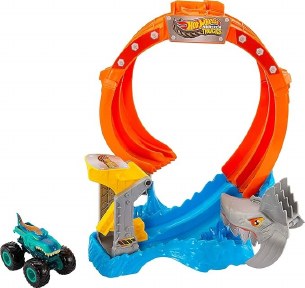 HW MONSTER TRK CORKSCREW SHARK