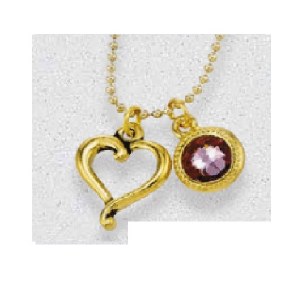 PINK CRYSTAL NECKLACE
