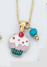 CUPCAKE BALL CHAIN NECKLACE