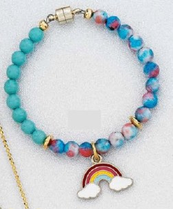 RAINBOW BEADED BRACELET