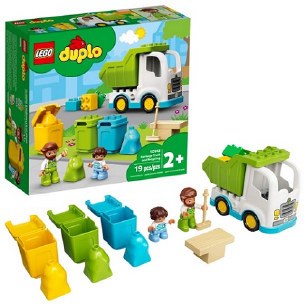 DUPLO GARBAGE/RECYCEL TRUCK