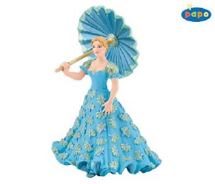 QUENN OF FLOWERS BLUE