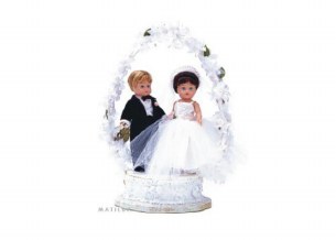 CAKE TOPPER CAUCASIAN 5"