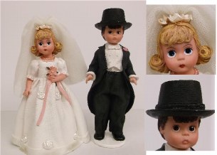 BRIDE & GROOM FIGURINE SET