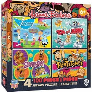 Hanna Barbera 4pack Puzzles