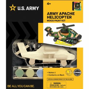 ARMY APACHE WOOD PAINT KIT
