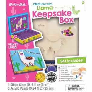 Llama Keepsake Box DIY kit