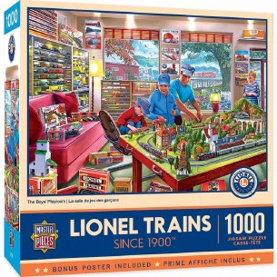1000 PC LIONEL, BOYS PLAYROOM