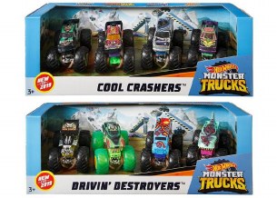 hot wheels monster truck 4 pack