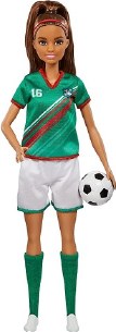 BARBIE SOCCER PLAYER GREEN