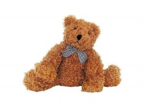 PLUSH CUDDLY BROWN BEAR