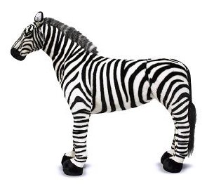 ZEBRA GIANT STUFFED ANIMAL