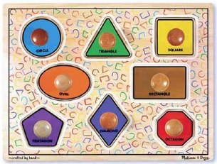 LARGE SHAPES JUMBO KNOB PUZZLE