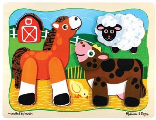 BARNYARD BUDDIES LAYERED WOOD
