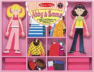 ABBY & EMMA  MAGNETIC DRESS UP
