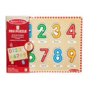 SEE INSIDE NUMBERS PEG PUZZLE