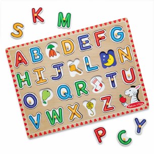 See-Inside Aphabet Peg Puzzle