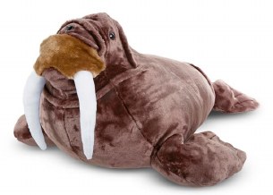 WALRUS LIFELIKE STUFFED ANIMAL